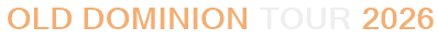 Old Dominion Tour 2026